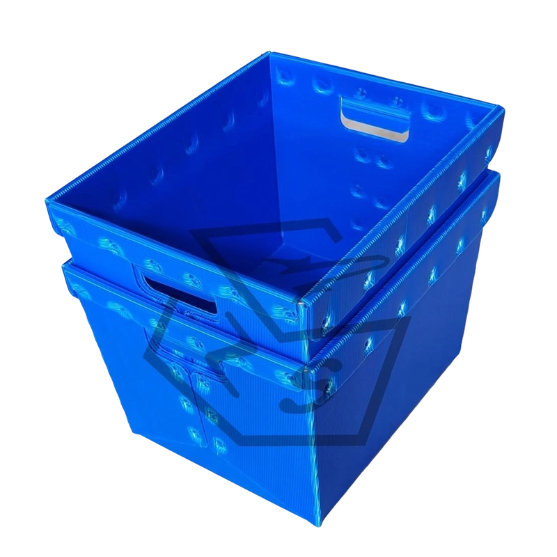 충격 방지 PP 중공 시트 우편 토트