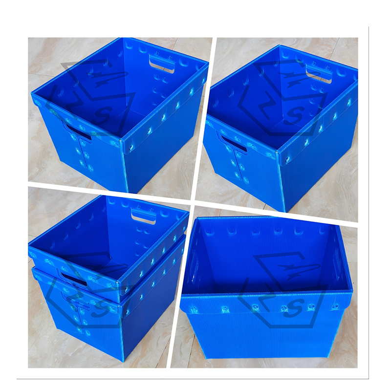 충격 방지 PP 중공 시트 우편 토트